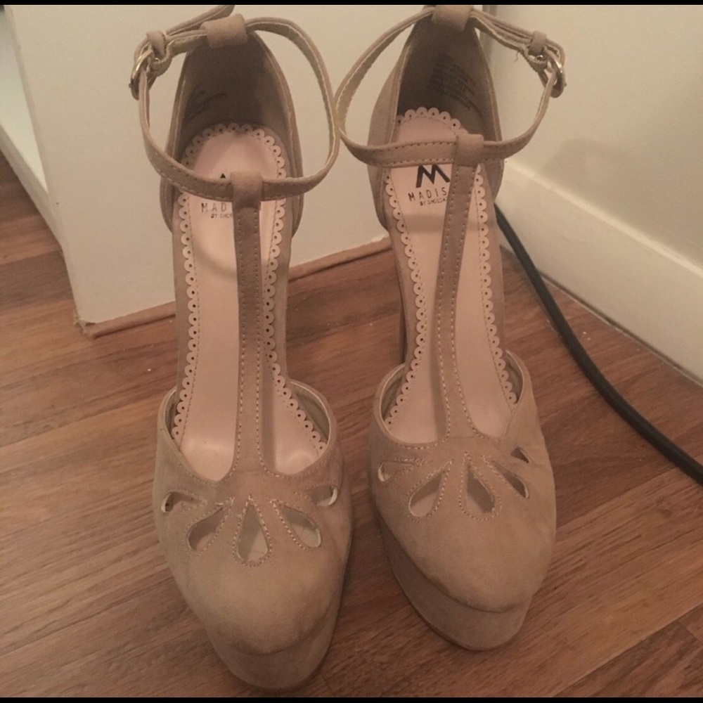Suede heels